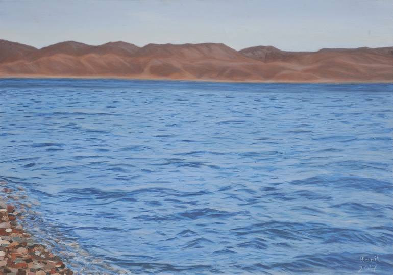 Original Figurative Seascape Painting by Ronit Shmaya