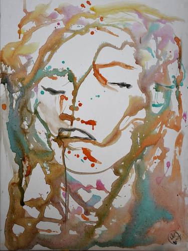 Original Abstract Women Paintings by Luciano Bonini