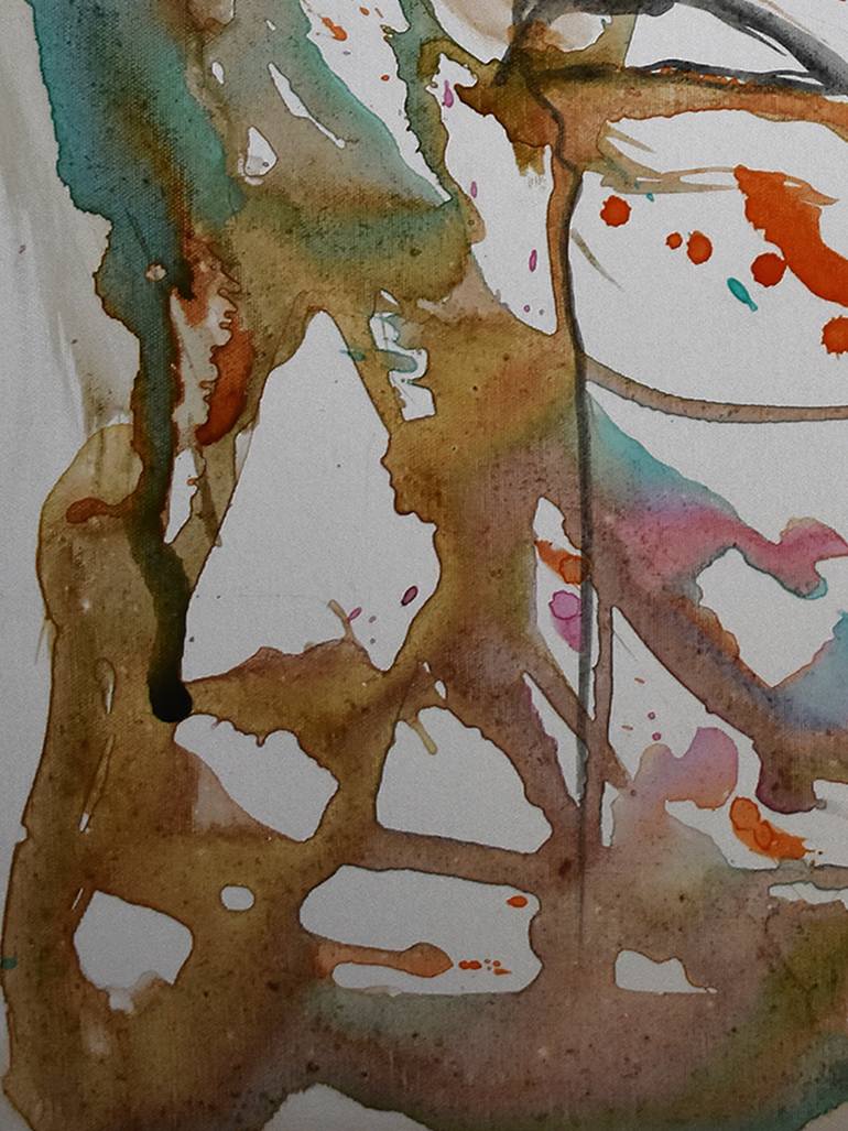 Original Abstract Women Painting by Luciano Bonini