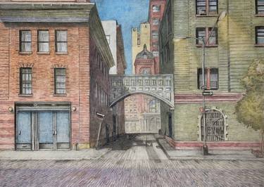 Original Realism Architecture Drawings by Gary Trente