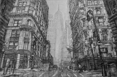 Original Realism Architecture Drawings by Gary Trente