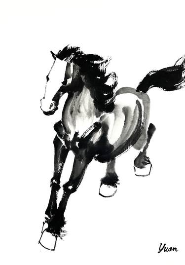 Print of Fine Art Horse Drawings by See Yuan Cheng