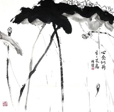 Print of Fine Art Floral Paintings by See Yuan Cheng