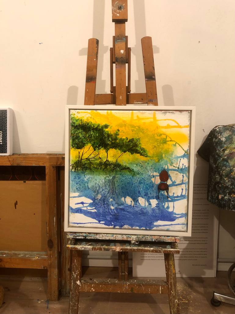 Original Expressionism Nature Painting by Giusy Lauriola