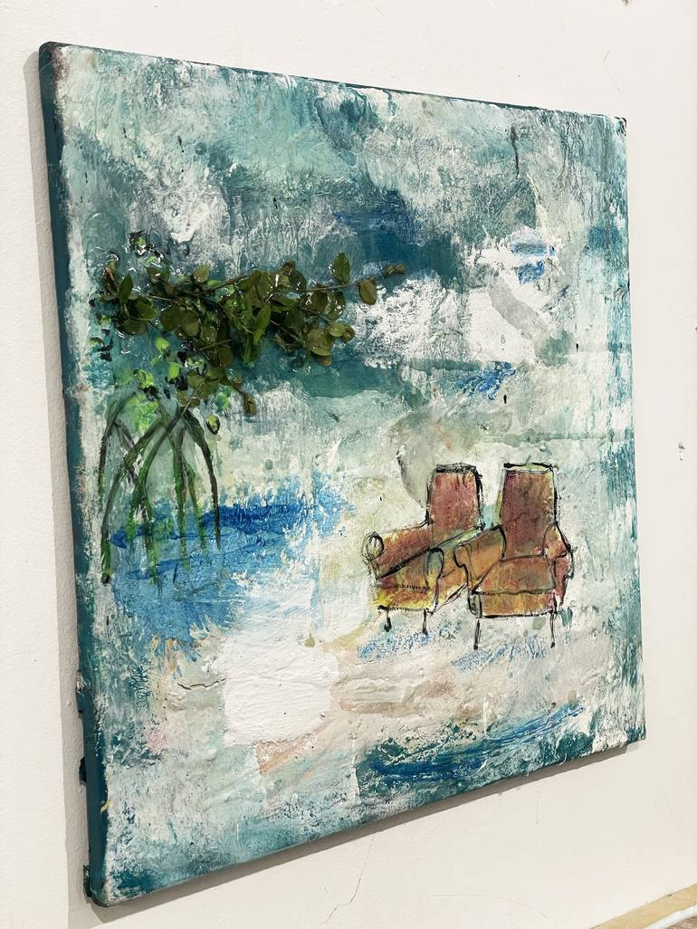 Original Abstract Expressionism Landscape Painting by Giusy Lauriola