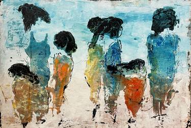 Original Abstract People Paintings by Giusy Lauriola