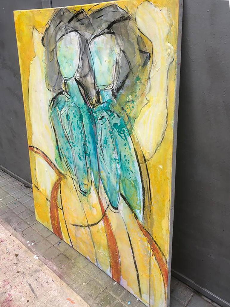 Original Expressionism Women Painting by Giusy Lauriola