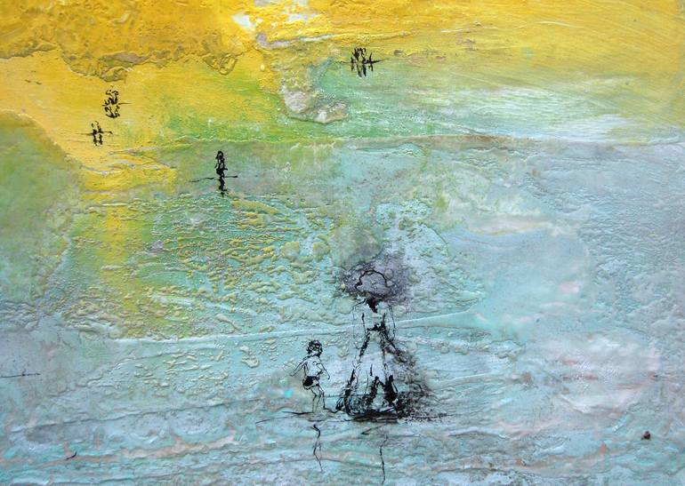 Original Abstract Landscape Painting by Giusy Lauriola