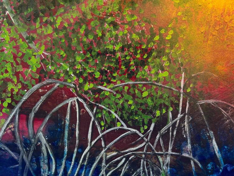 Original Expressionism Landscape Painting by Giusy Lauriola