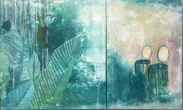 Original Abstract Landscape Paintings by Giusy Lauriola