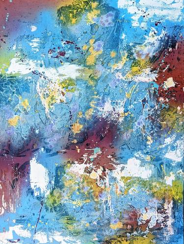 Original Abstract Expressionism Abstract Paintings by Simone Giai