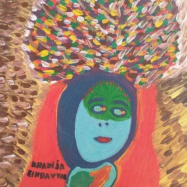Saatchi Art Artist Khadija Elkhayyal; Paintings, “Wise Woman” #art