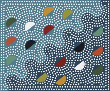 Original Abstract Geometric Paintings by Avery McFarlan
