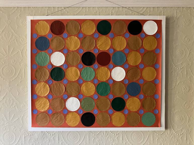 Original Abstract Geometric Painting by Avery McFarlan