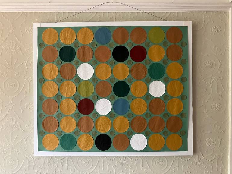 Original Abstract Geometric Painting by Avery McFarlan