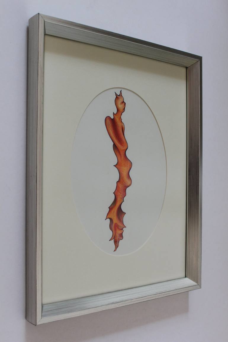Original Abstract Fantasy Drawing by Eda Ilbeyci