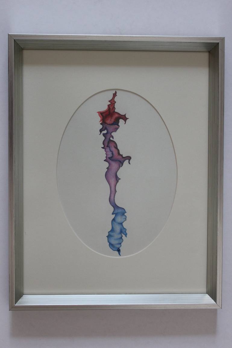 Original Surrealism Fantasy Drawing by Eda Ilbeyci