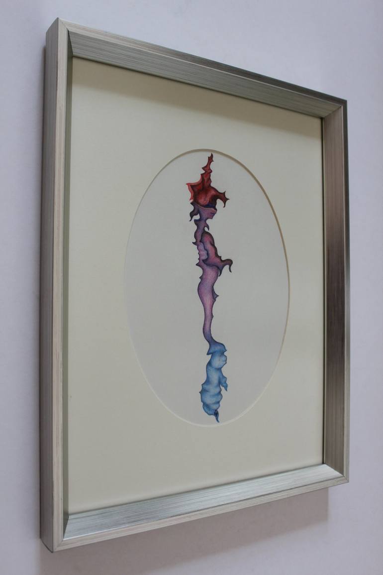 Original Surrealism Fantasy Drawing by Eda Ilbeyci