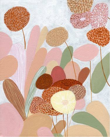 Print of Floral Paintings by patricia gimeno