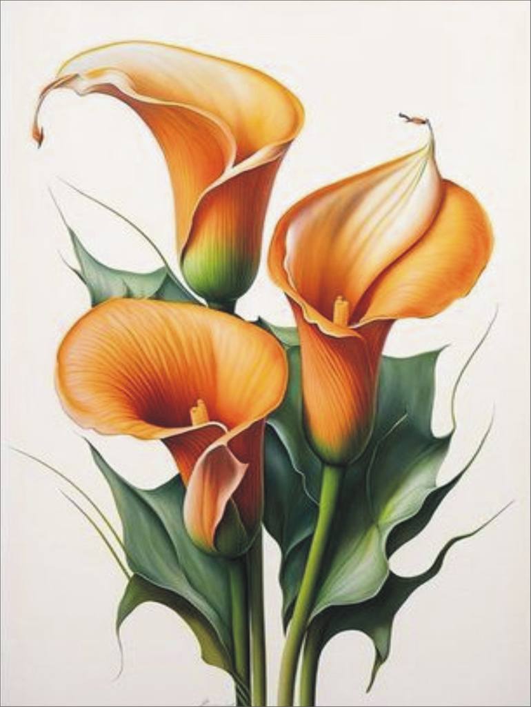Original Realism Floral Paintings by Imran Ahmed