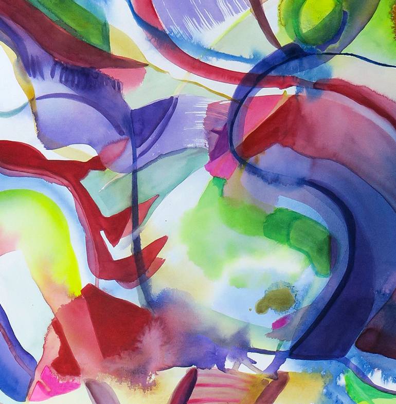 Original Abstract Expressionism Abstract Painting by Julián García-Viso