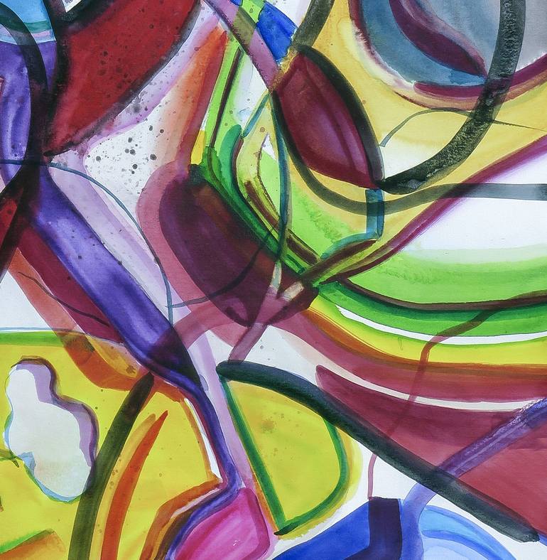 Original Abstract Painting by Julián García-Viso