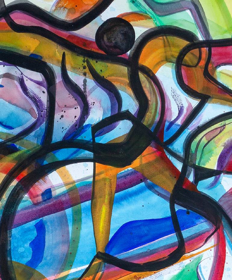 Original Contemporary Abstract Painting by Julián García-Viso
