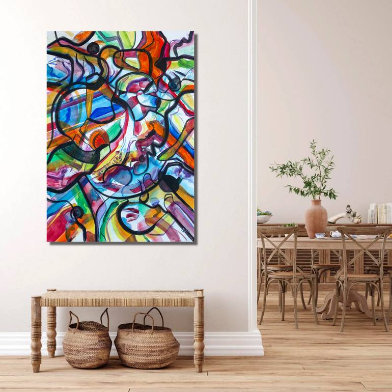 Original Contemporary Abstract Painting by Julián García-Viso