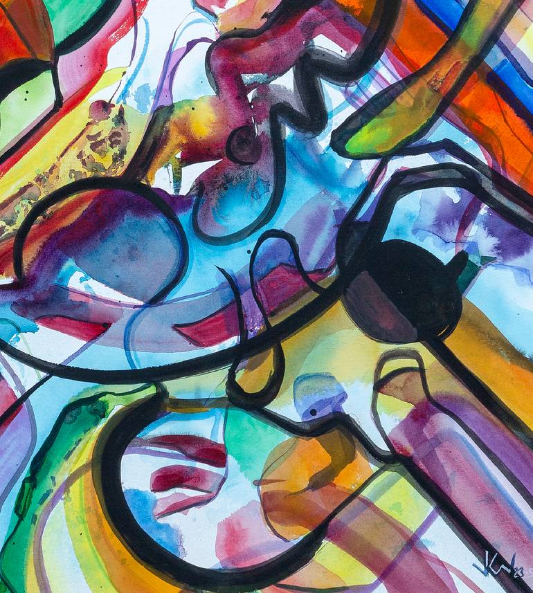 Original Contemporary Abstract Painting by Julián García-Viso
