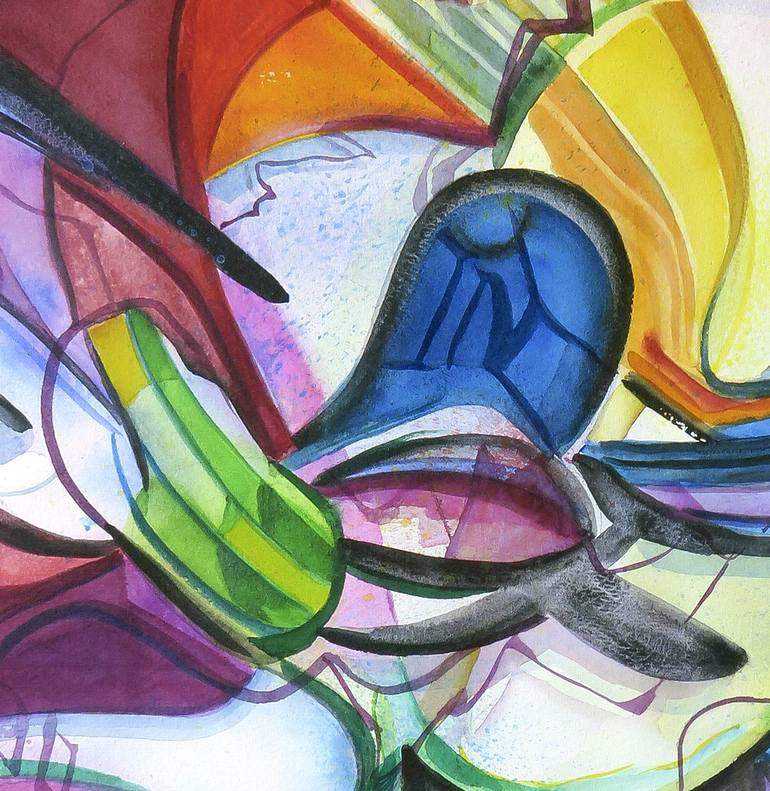 Original Abstract Painting by Julián García-Viso