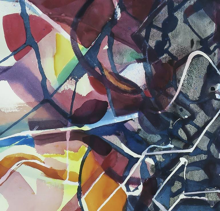 Original Abstract Painting by Julián García-Viso