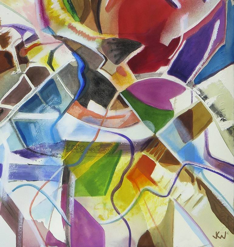 Original Abstract Painting by Julián García-Viso