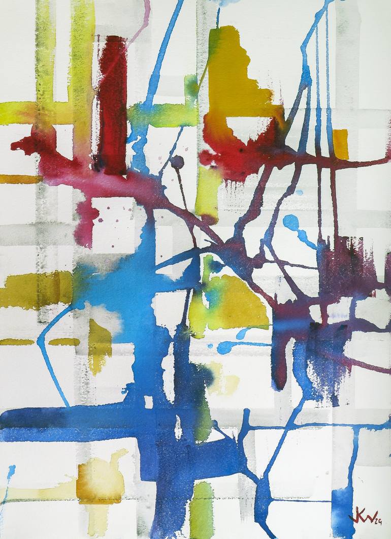 Original Abstract Painting by Julián García-Viso