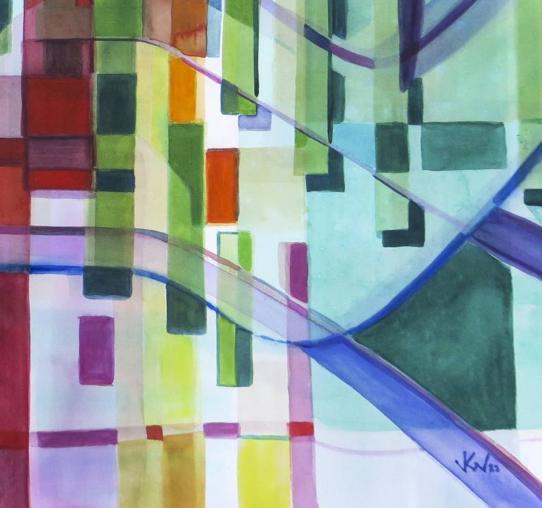 Original Abstract Painting by Julián García-Viso