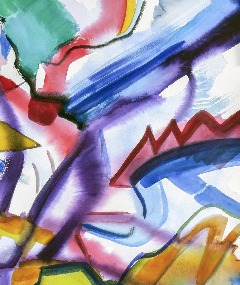 Original Abstract Painting by Julián García-Viso