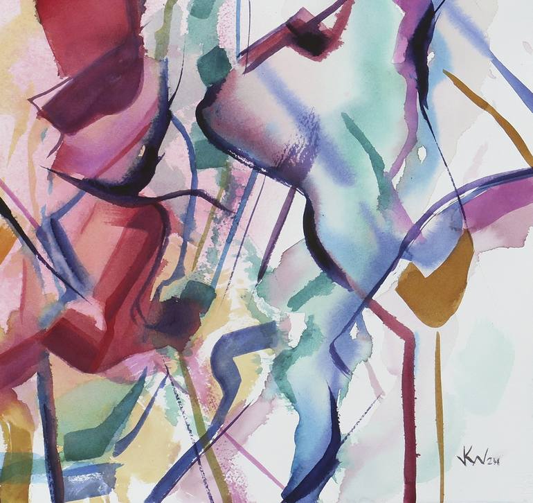 Original Contemporary Abstract Painting by Julián García-Viso