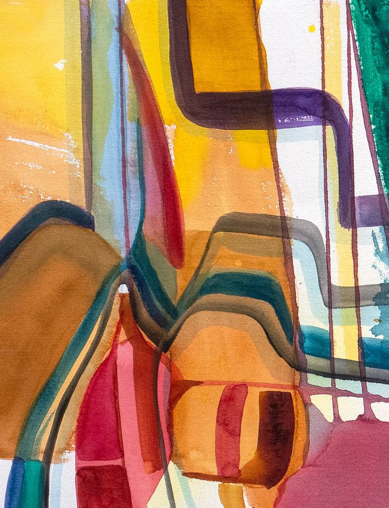 Original Abstract Expressionism Abstract Painting by Julián García-Viso