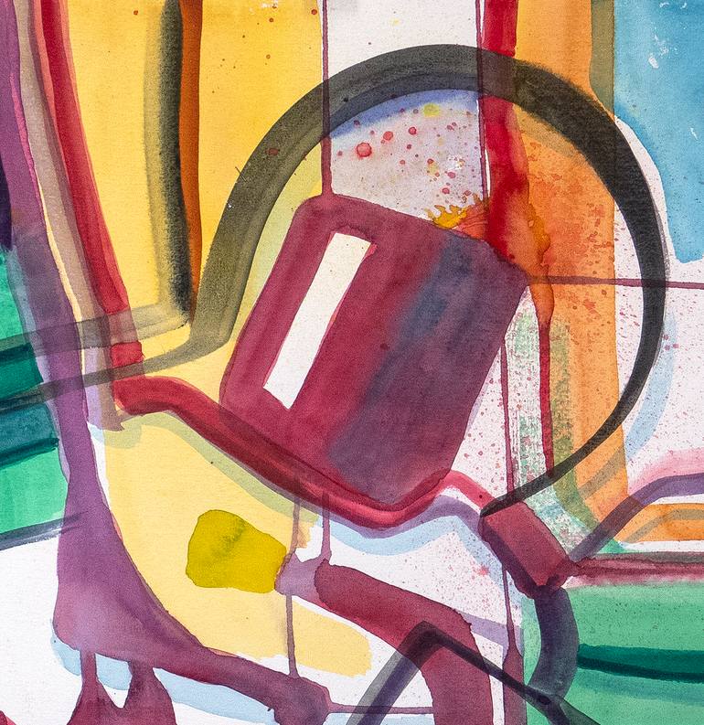 Original Abstract Expressionism Abstract Painting by Julián García-Viso