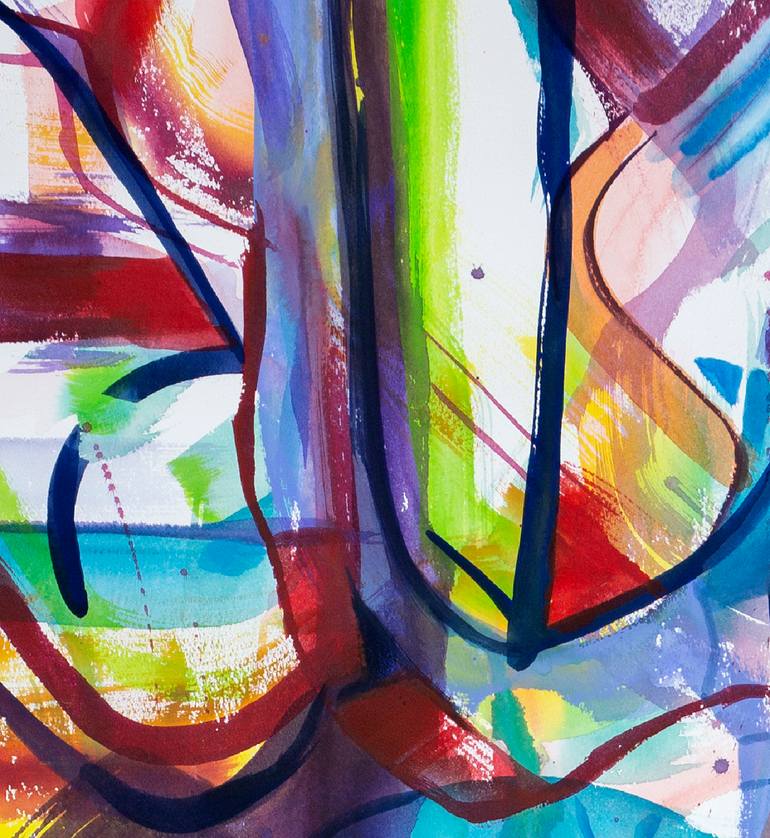 Original Abstract Expressionism Abstract Painting by Julián García-Viso