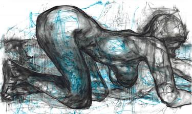 Original Neo-impressionism Body Drawing by Andrii Lutsyk