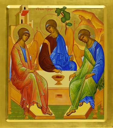 Icon of the Holy Trinity. thumb
