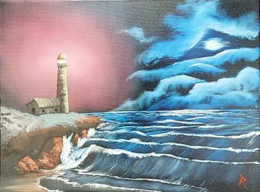 Original Surrealism Seascape Paintings by Robert Massicotte