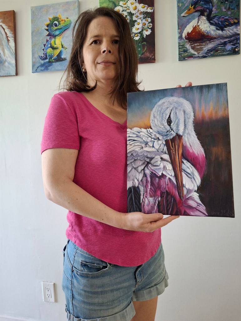 Original Contemporary Nature Painting by Vira Klots