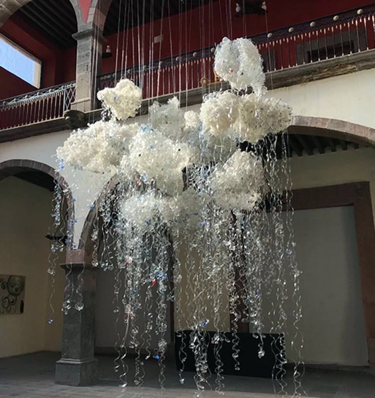 Original Abstract Water Installation by oscar aguirre