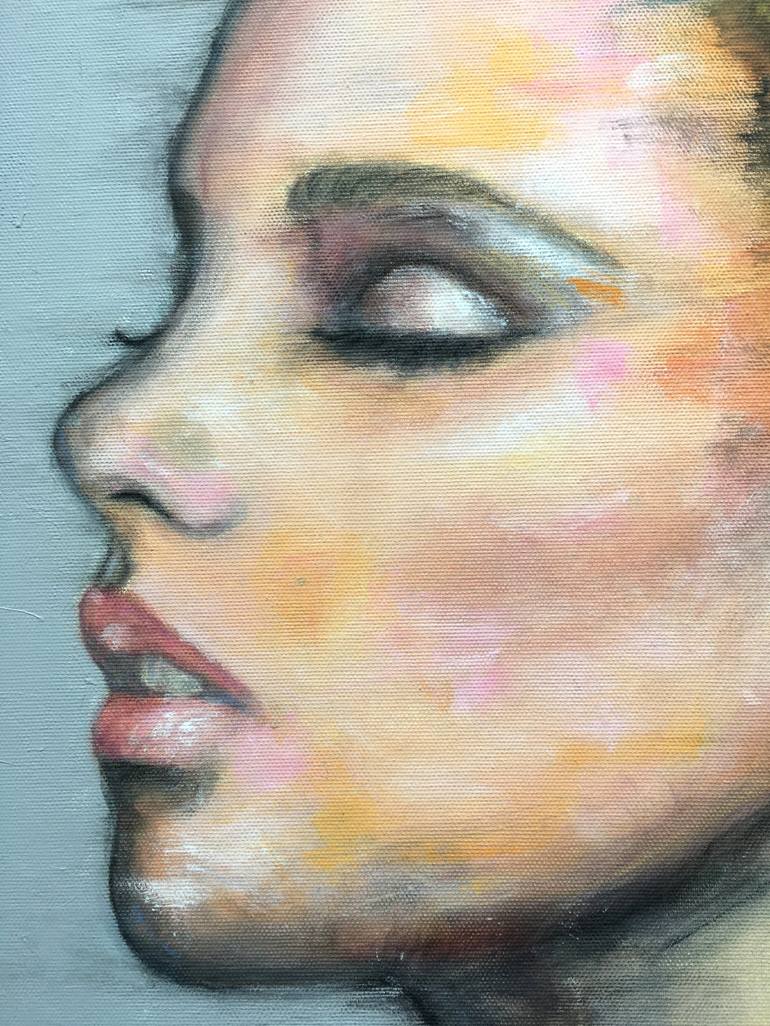 Original Contemporary Portrait Painting by Gisella Pogliani