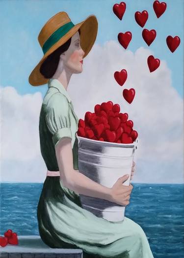 Original Love Paintings by Gisella Pogliani