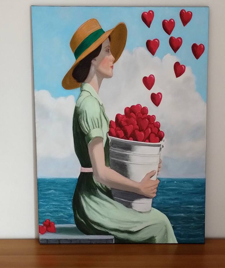 Original Contemporary Love Painting by Gisella Pogliani