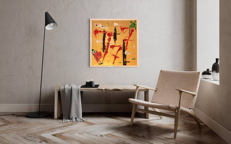 Original Abstract Painting by Marco Baga