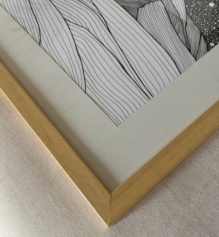 Original Fine Art Landscape Drawing by Iuliana Iavorschi