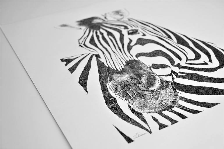 Original Animal Drawing by Iuliana Iavorschi